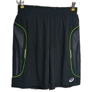 Asics Athletic Shorts Men Medium Activewear 9" Inseam Hidden Pocket Black M